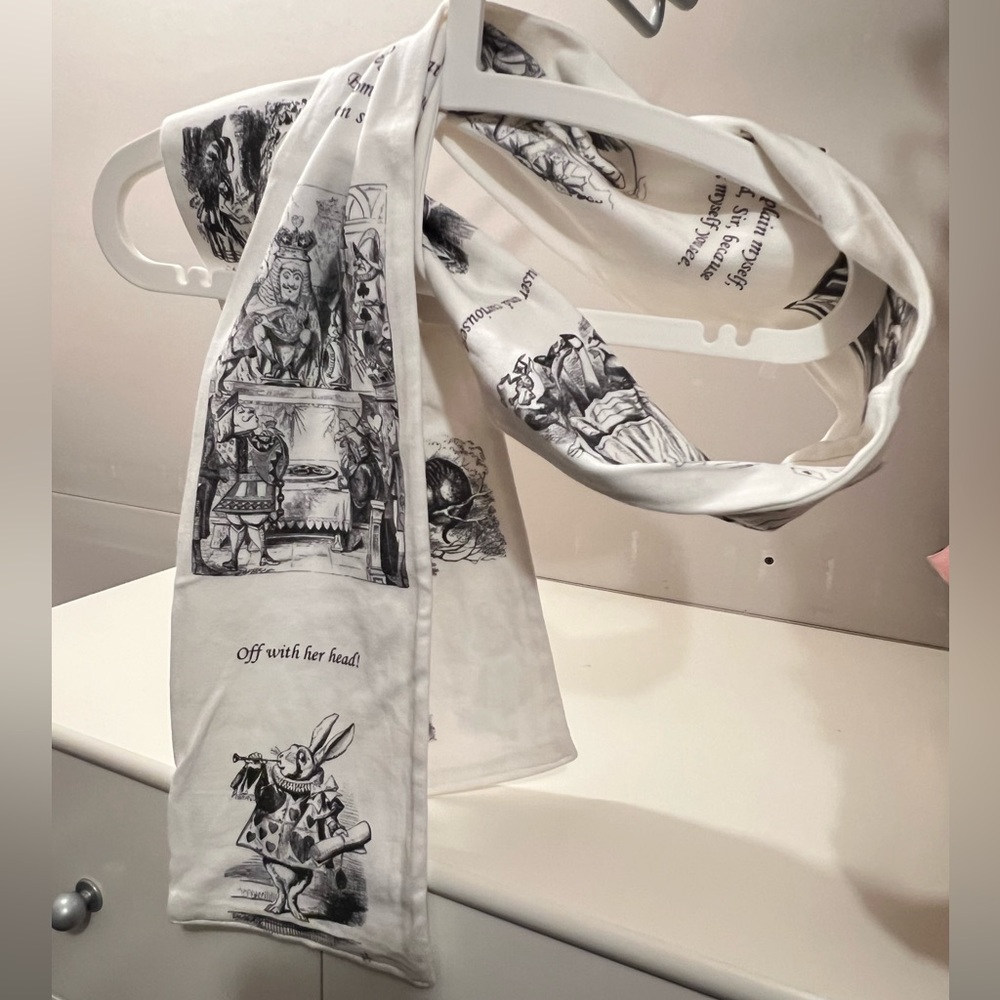 Handmade Alice in Wonderland Scarf